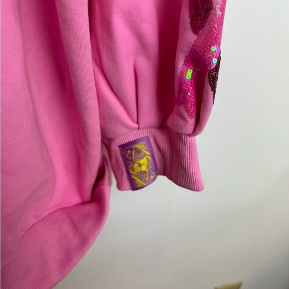 QUEEN OF SPARKLES Hope Brest Cancer Awareness Crewneck - Picture 3 of 7